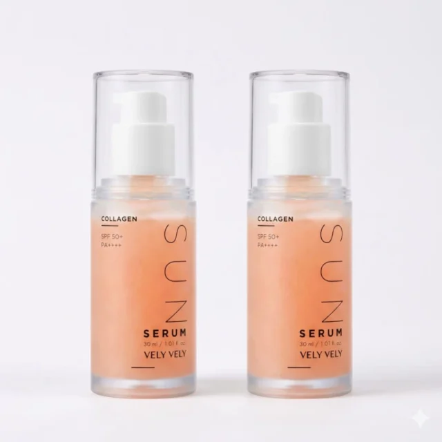 블리블리 콜라겐 탄력 캡슐 선세럼 30ml+30ml 자외선차단제 SPF50+PA++++